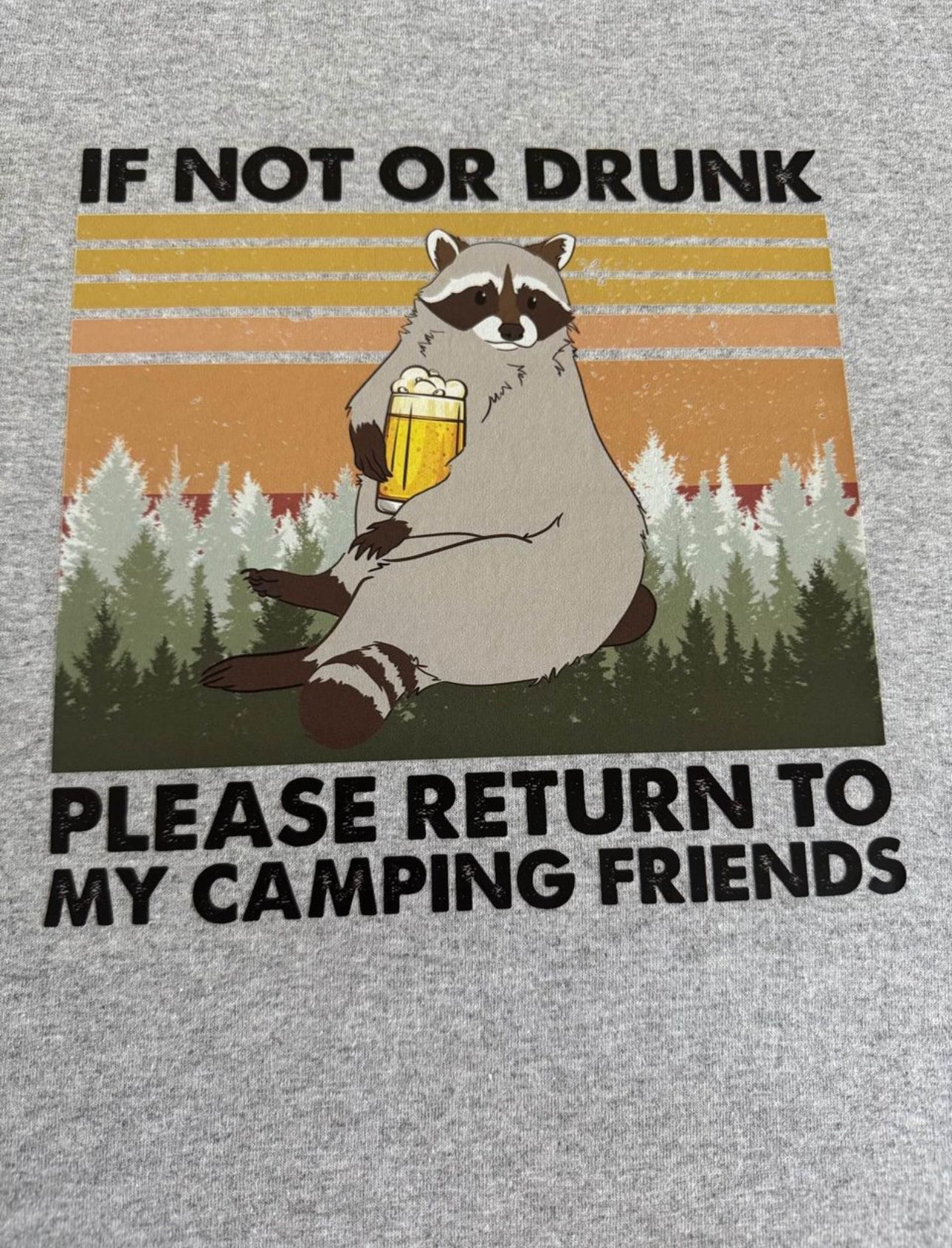 Funny camping shirt