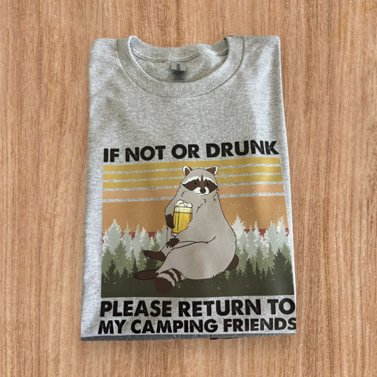 Funny camping shirt
