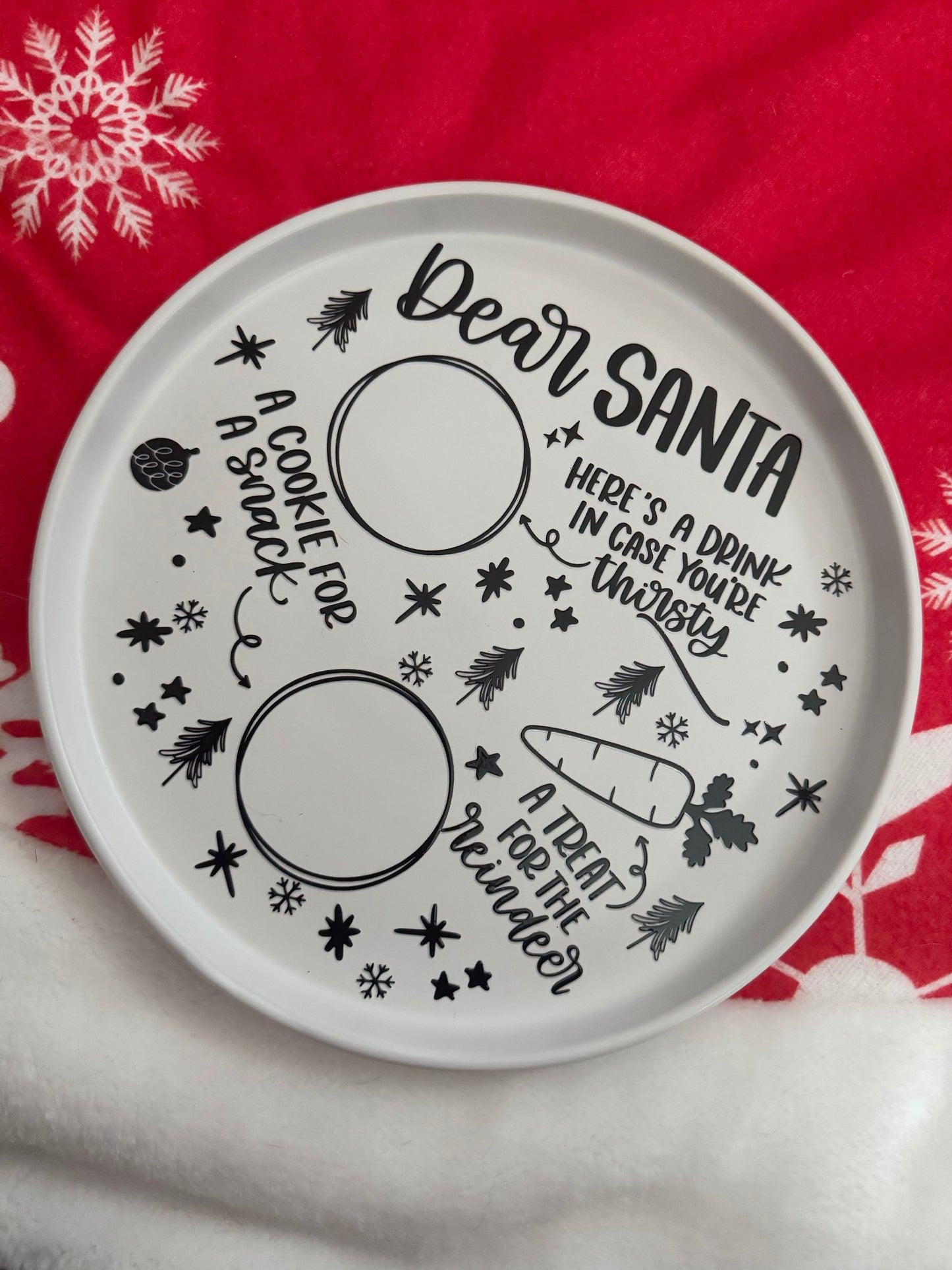 DEAR SANTA PLATE