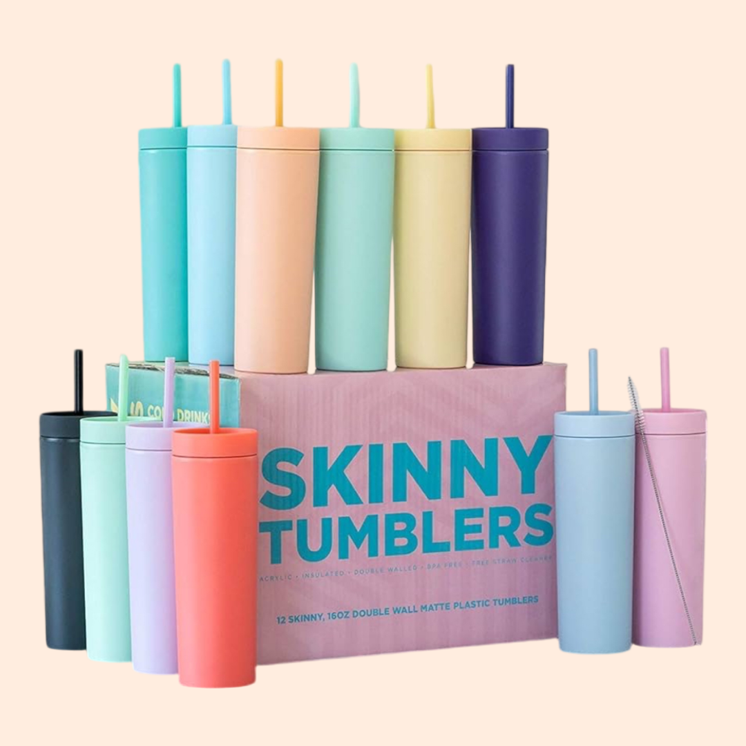 16 oz Skinny Acrylic Tumbler